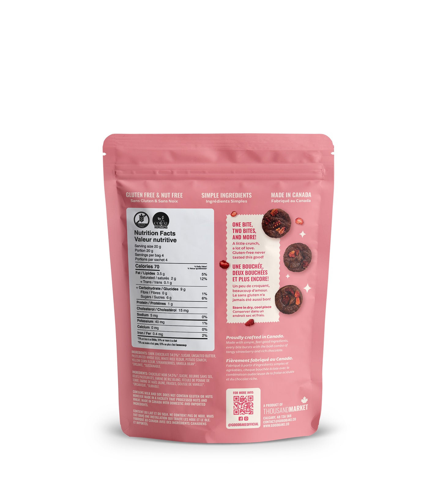 Strawberry Snack Pack (80gr)